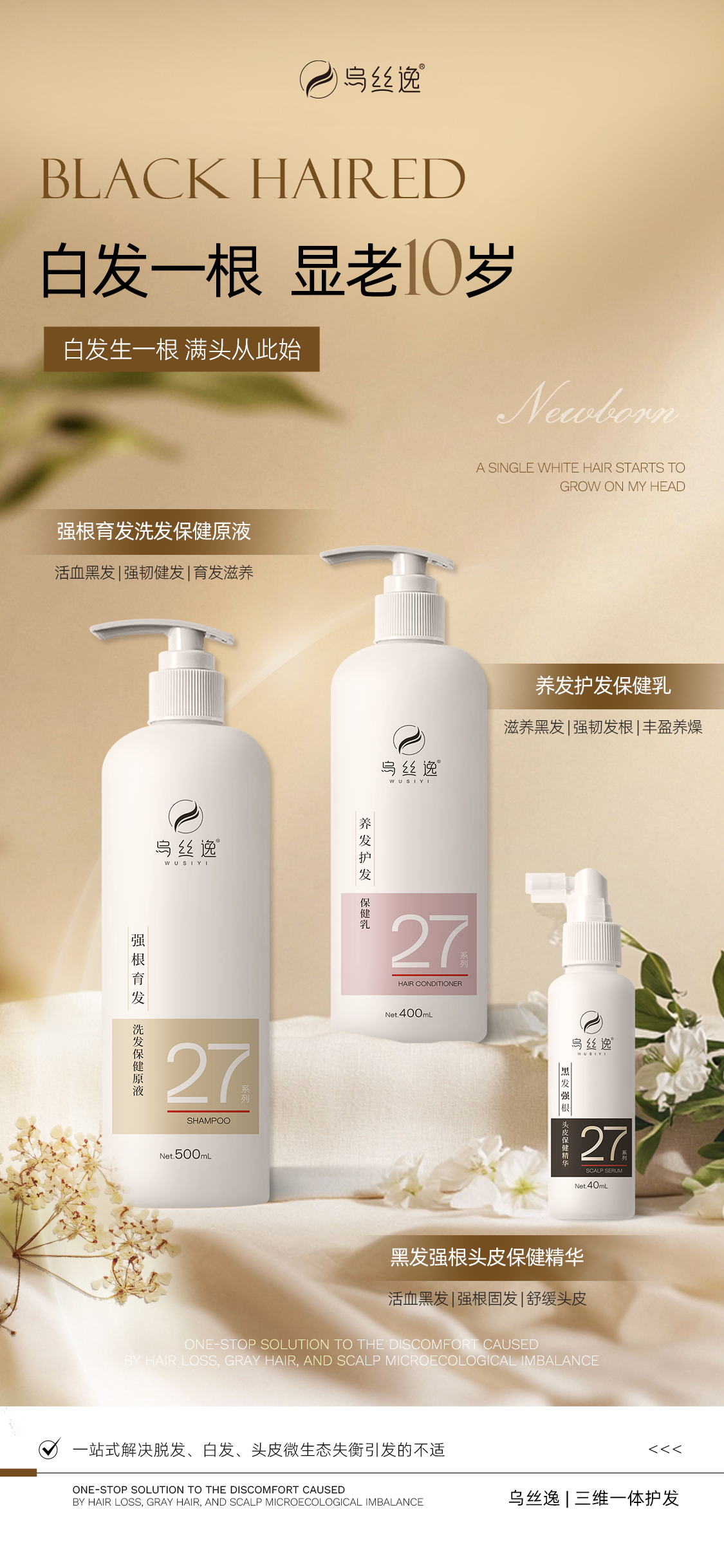 乌丝逸防脱生发官方正品:效果有保障